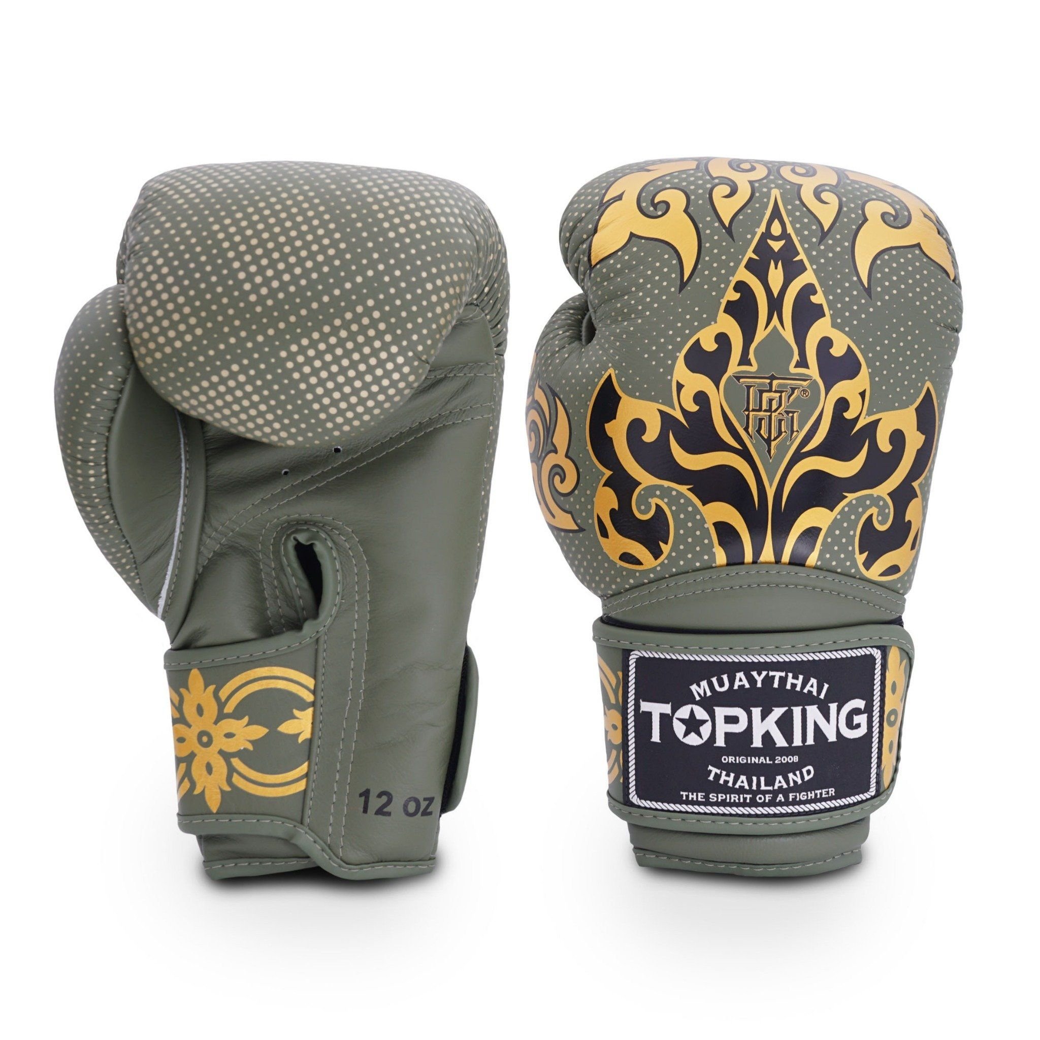 Găng Tay Top King TKBGKN Kanok Boxing Gloves - Khaki