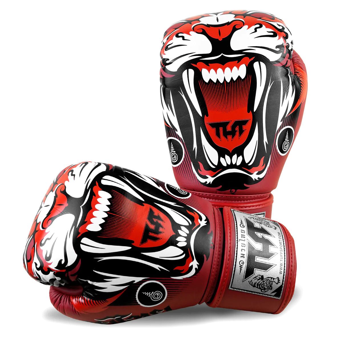 Găng tay TUFF PAYAK TUF-GVM-TIGER Boxing Gloves Microfiber Tiger - Red