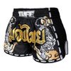 Quần Tuff Muay Thai Boxing Shorts New Retro Style Double Tiger With Gold Text