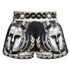 Quần Tuff Muay Thai Boxing Shorts New Retro Style Golden Gladiator In Black