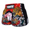 Quần TUFF Muay Thai Boxing Shorts New Retro Style Red Chinese Dragon and Tiger