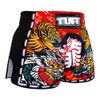 Quần TUFF Muay Thai Boxing Shorts New Retro Style Red Chinese Dragon and Tiger