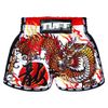 Quần TUFF Muay Thai Boxing Shorts New Retro Style White Chinese Dragon