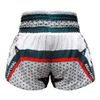 Quần TUFF Muay Thai Boxing Short White With Double White Tiger