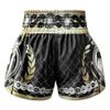 Quần Tuff Muay Thai Boxing Shorts Golden Gladiator In Black