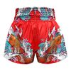 Quần TUFF Muay Thai Boxing Shorts Red Japanese Koi Fish