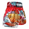 Quần TUFF Muay Thai Boxing Shorts Red Japanese Koi Fish