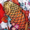 Quần Tuff Muay Thai Boxing Shorts White Japanese Koi Fish