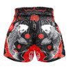 Quần Tuff Muay Thai Boxing Shorts Black Japanese Koi Fish