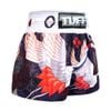 Quần Tuff Muay Thai Boxing Shorts Navy Blue Japanese Drawing Crane Birds