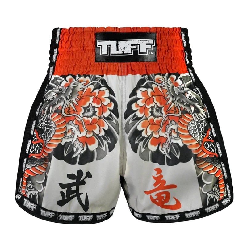 Quần TUFF Muay Thai Boxing Shorts New Retro Style Senshi Ryu Dragon Warrior