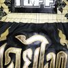 Quần Tuff Muay Thai Boxing Shorts New Retro Style Thai King Of Naga Black