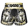 Quần Tuff Muay Thai Boxing Shorts New Retro Style Golden Gladiator In Black