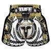 Quần TUFF TUF-MRS202-WHT Muay Thai Boxing Shorts New Retro Style Golden Gladiator in White