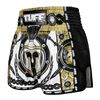 Quần TUFF TUF-MRS202-WHT Muay Thai Boxing Shorts New Retro Style Golden Gladiator in White