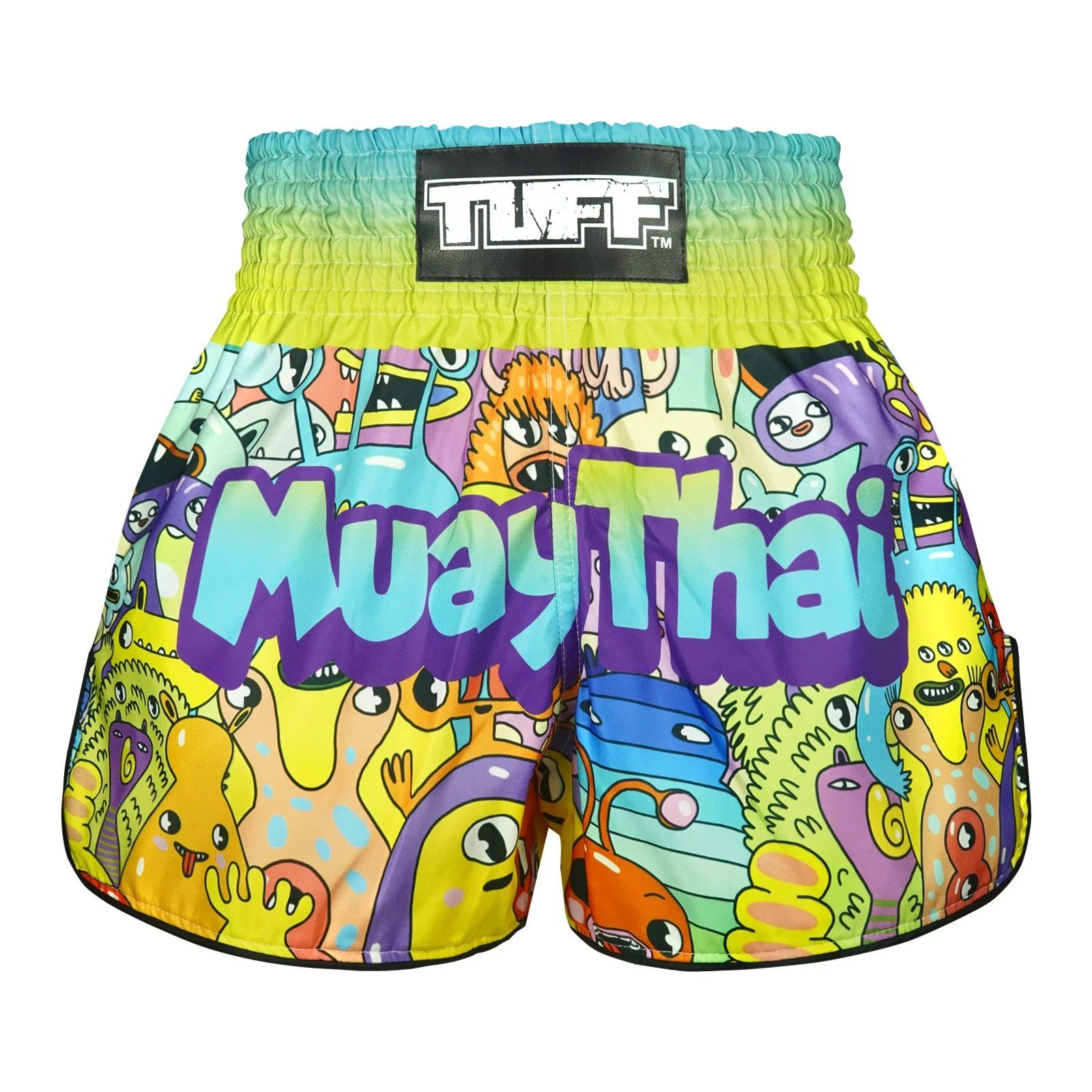 Quần TUFF Muay Thai Boxing Shorts High-Cut Retro Style 