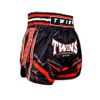 Quần Twins TBS-RACING Thai Boxing Shorts - Black/Red