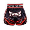 Quần Twins TBS-RACING Thai Boxing Shorts - Black/Red