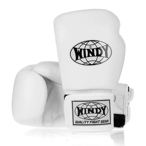 Găng Tay Windy Classic Leather Boxing Gloves - White