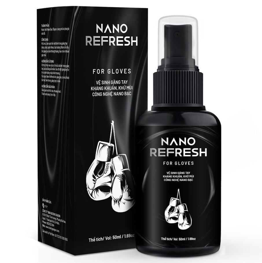 Xịt Khử Mùi Găng Tay Nano Refresh 50ml