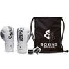 Combo Găng Tay Boxing Saigon Savage + Băng Tay Savage 5m - White/Black