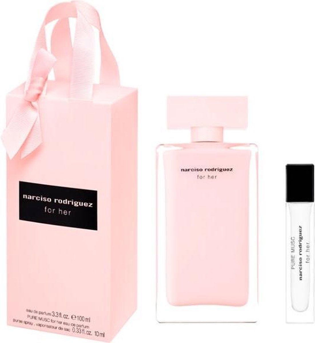 Set Nước Hoa Nữ Narciso Rodriguez For Her EDP 100ml + Narciso Rodriguez Pure Musc Mini 10ml