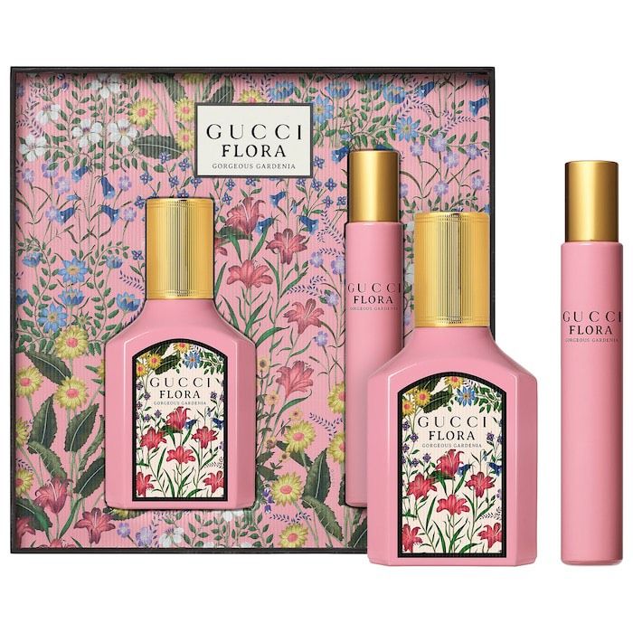 Bộ Quà Tặng Nước Hoa Gucci Flora Gorgeous Gardenia EDP  + 5ML – Thế  Giới Son Môi