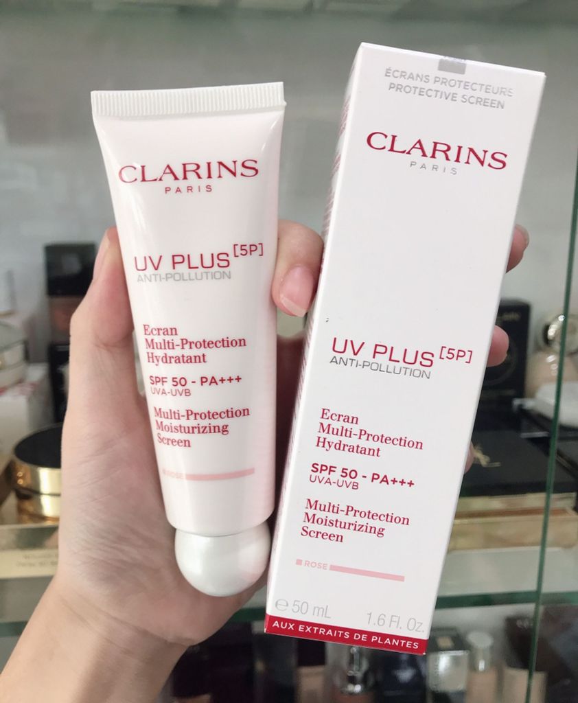 Kem Chống Nắng Clarins UV Plus 5P Rose SPF50/PA+++
