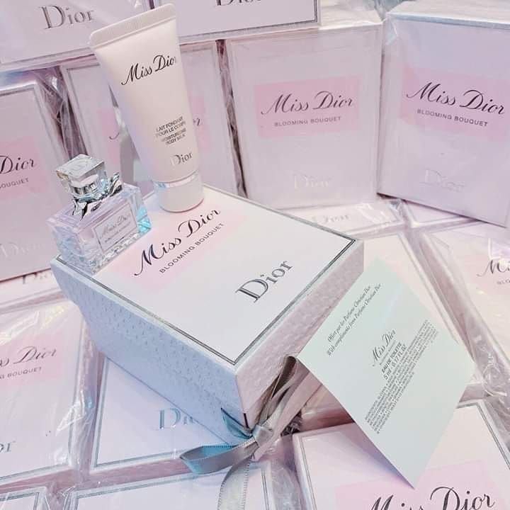Set Nước Hoa Và Lotion Milk Miss Dior Blooming Bouquet ( 5ML + 20ML)