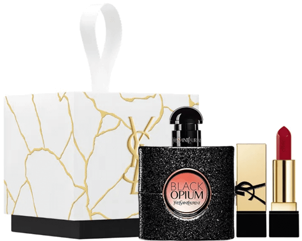 Giftset YSL Black Opium EDP 7.5ML + YSL Rouge Muse 1.5G