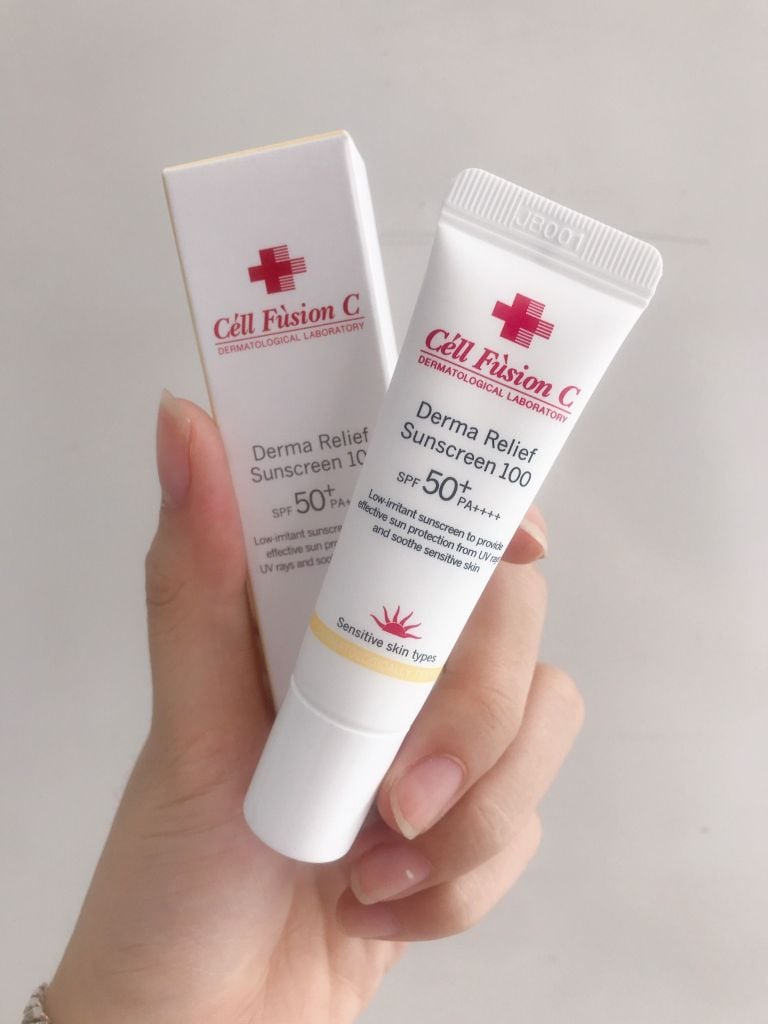 Kem Chống Nắng Cho Da Nhạy Cảm Cell Fusion C Derma Relief Suncreen 100 SPF50+/PA++++