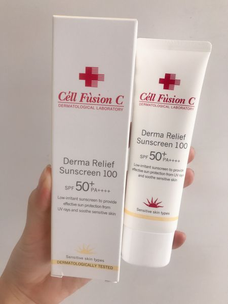 Kem Chống Nắng Cho Da Nhạy Cảm Cell Fusion C Derma Relief Suncreen 100 SPF50+/PA++++
