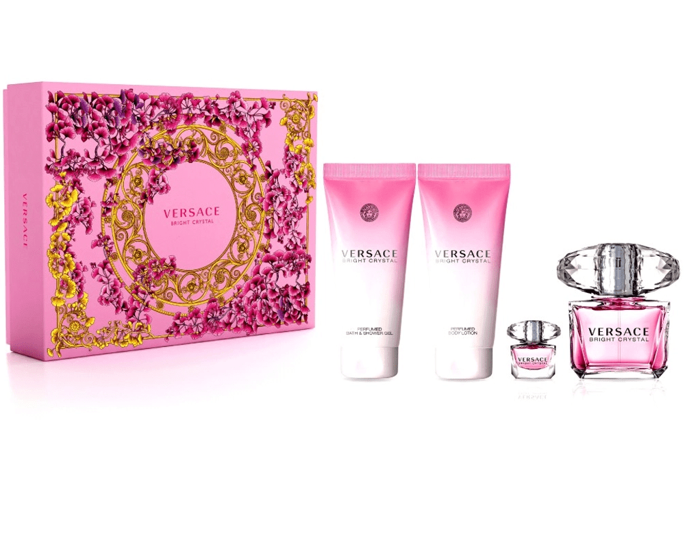 Bộ Quà Tặng Nước Hoa Versace Bright Crystal  ( 90ML + 100ML + 100ML + 5ML)