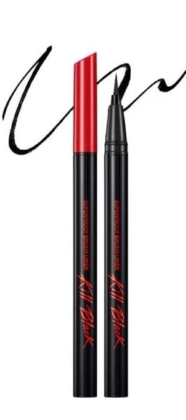Bút Kẻ Mắt Clio Superproof Brush Liner Kill Black - Siêu Mảnh, Siêu Lì