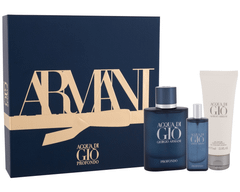 Giftset Giorgio Armani Acqua di Gio Profondo EDP (75ML +15ML +75ML)