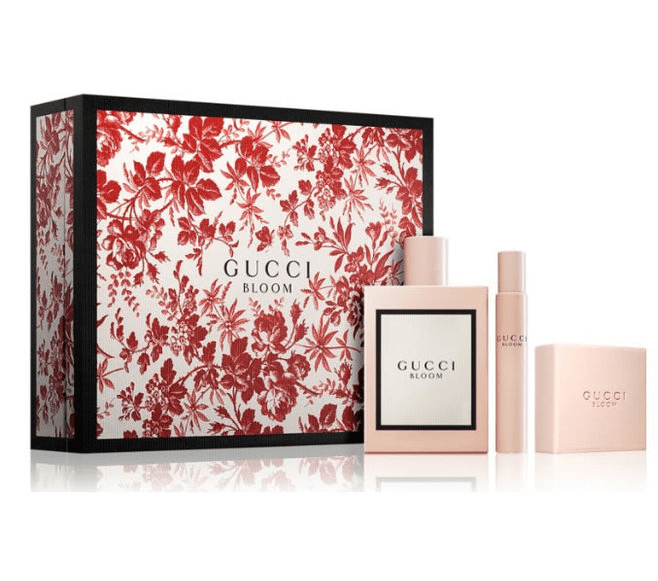 Giftset Nước Hoa Gucci Bloom EDP ( 100ML + 7.4ML + 100G) – Thế Giới Son Môi