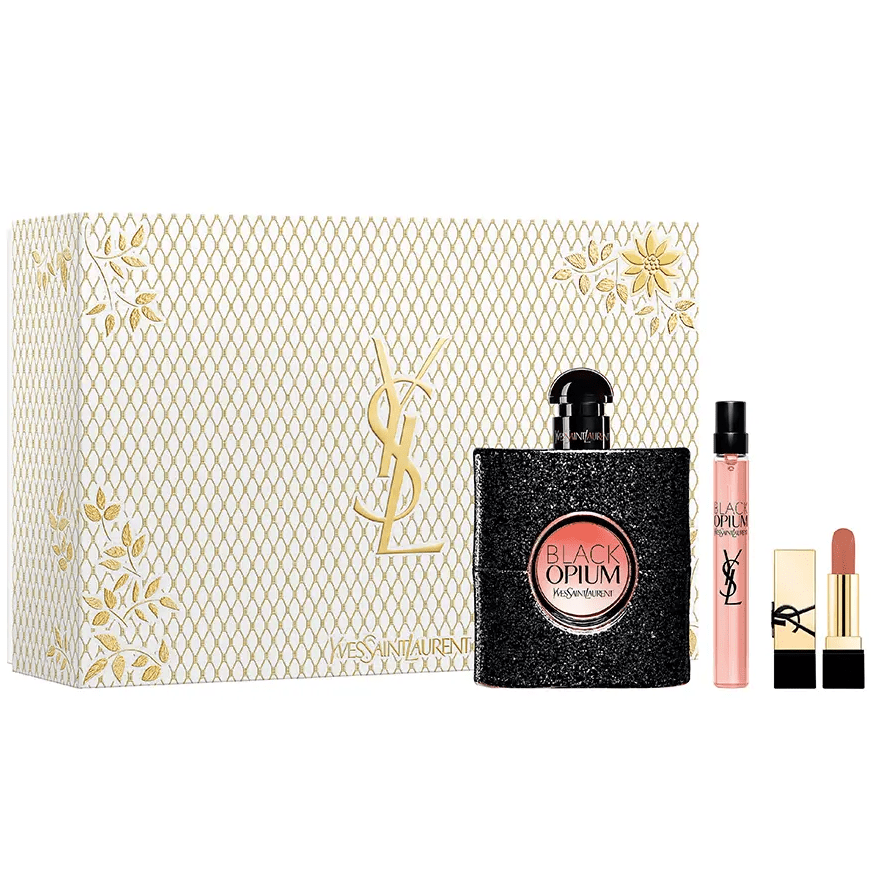 GiftSet Nước Hoa YSL Black Opium EDP (90ML + 10ML + Son YSL NM )