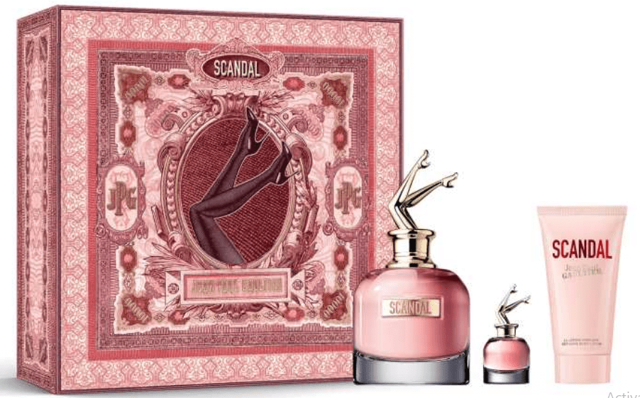 GiftSet Nước Hoa Jean Paul Gaultier Scandal EDP ( 80ML +  75ML + 6ML )