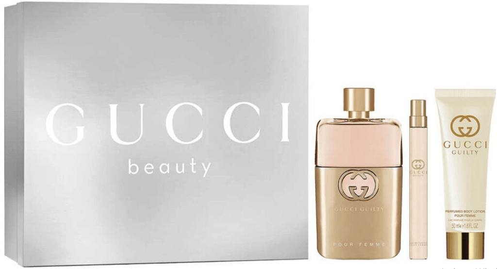 Giftset Nước Hoa Nữ Gucci Guilty Pour Femme (90ML 10ML 50ML)