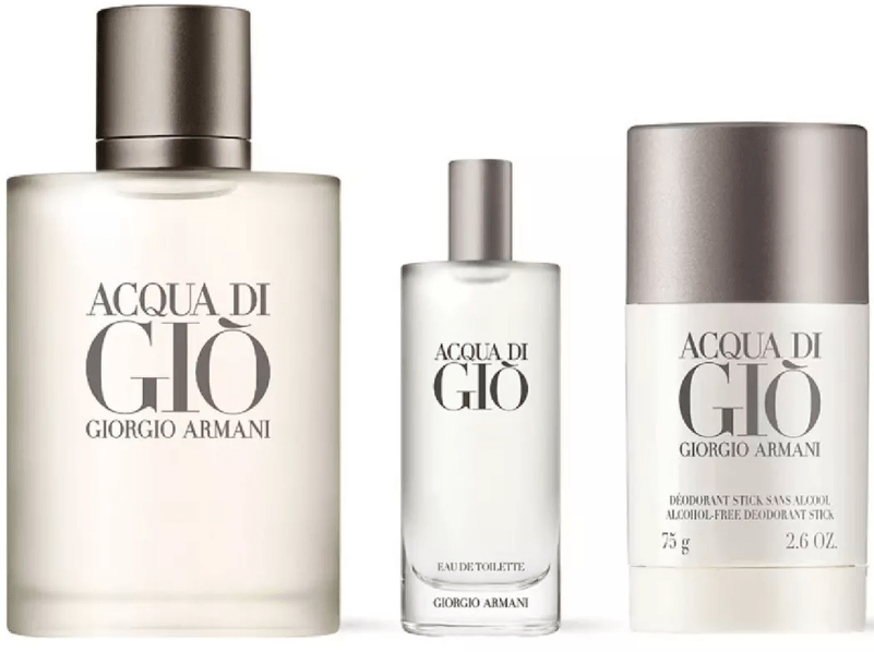 Giftset Giorgio Armani Acqua Di Gio Pour Homme (100ML + 15ML + 75G )