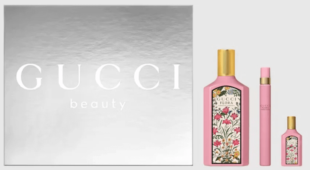 Bộ Quà Tặng Nước Hoa Gucci Flora Gorgeous Gardenia EDP ( 100ML + 10ML + 5ML)