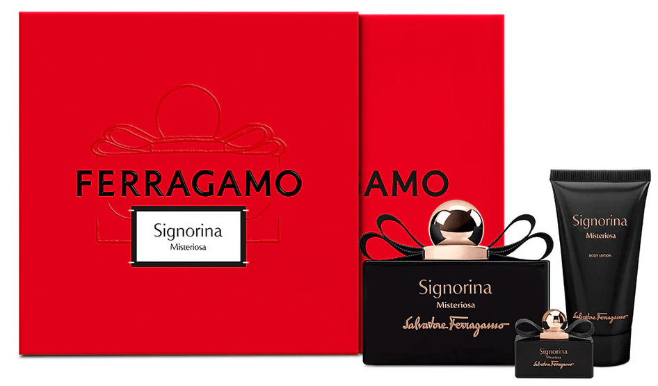 Set Salvatore Ferragamo Signorina Misteriosa ( 100ML + 50ML + 5ML