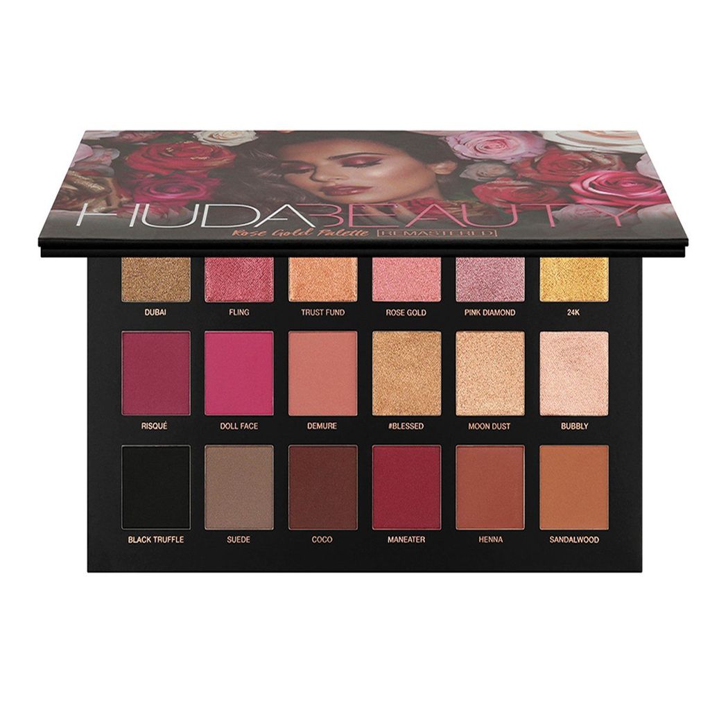 Phấn Mắt Huda Beauty Textured Shadows Palette Rose Gold Edition