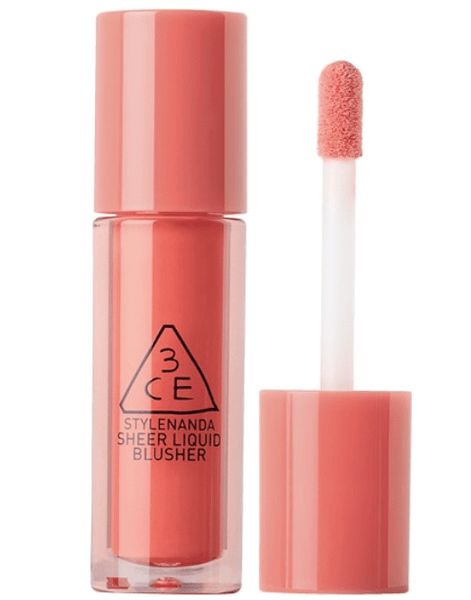 Má Hồng Kem 3CE Sheer Liquid Blusher Joyful Affair