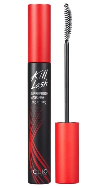 Mascara Clio Kill Lash Superproof 01 Long Curling - Chống Nước, Cong Và Dài Mi