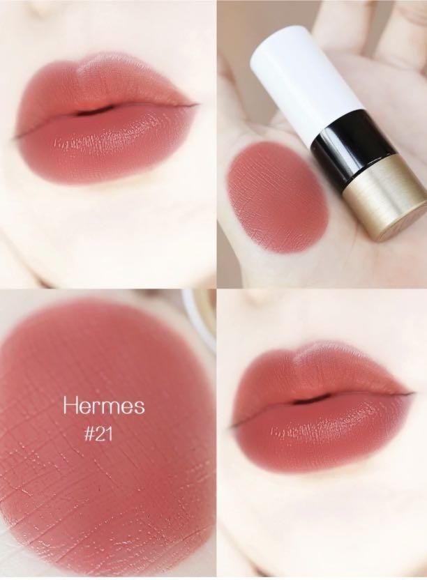 Son Hermès Satin Màu 21 Rose Épicé