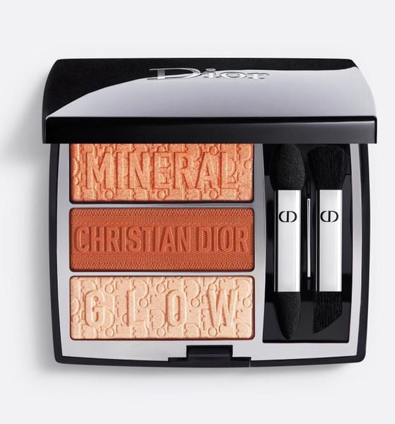 Bảng Màu Mắt Dior 3 Couleurs Tri(O)blique 733 Coral Glow