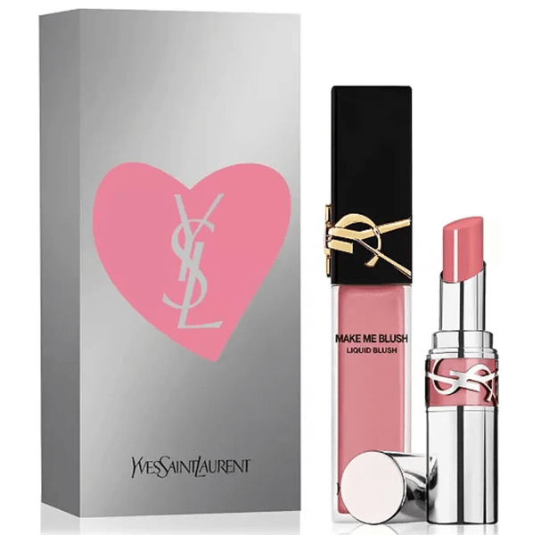 Set Quà Tặng Son YSL Loveshine Lip Oil 44 + Má Hồng Kem 44 Nude Lavalliere