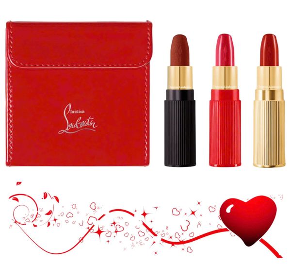 Quà 8/3 Đẳng Cấp: Set Son Christian Louboutin On The Go Trio
