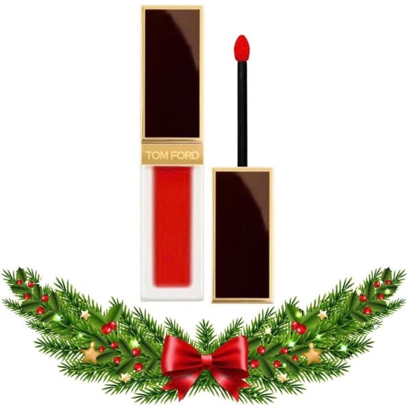 Quà Noel Làm Đốn Tim Nàng - Son Kem Tom Ford 129 Carnal Red